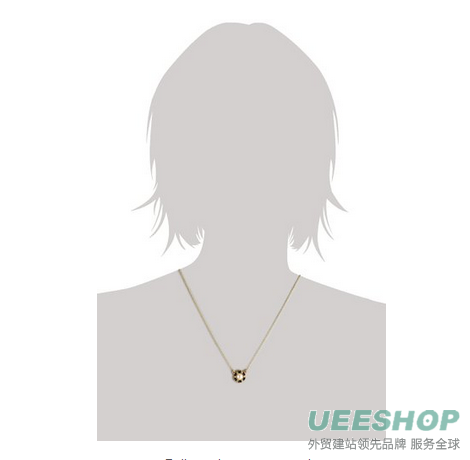 kate spade new york "Park Floral" Mini Pendant Necklace