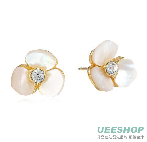 kate spade new york "Disco Pansy" Stud Earrings