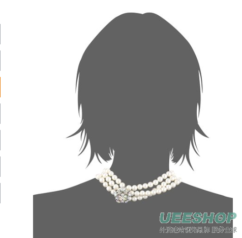 Simulated Cream Pearl 3-Row Silver Tone Necklace, 17+3"
