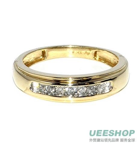 His and Her Rings Trio Set Princess Cut Diamond 0.75ctw 10k Yellow Gold Mens Womens Rings