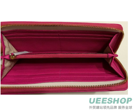 Michael Kors Jet Set Item ZA Continental Raspberry Wallet Clutch