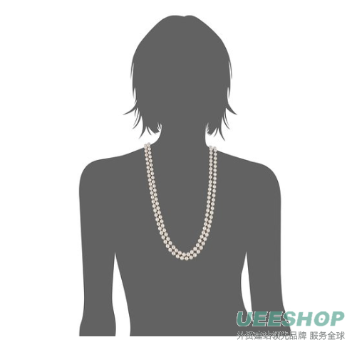 Cream Simulated Pearl (8 mm) Strand Necklace, 60"