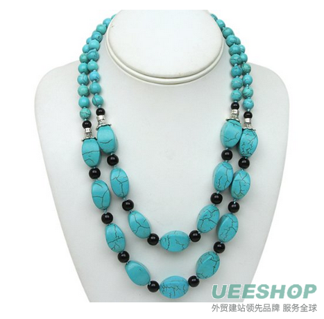 Bubble Necklace, Statement Jewelry, Chunky Necklace, Bib Necklace(Fn0578)